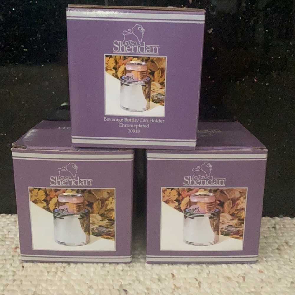 🦆Sheridan Bottle/Can Holders (3)
